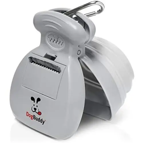 DogBuddy Pooper Scooper, Portable Dog Poop Scooper, Sanitary Dog Waste Pick Up, Heavy Duty Dog Waste Cleaner with Bag Dispenser, Dog Leash Clip and Pooper Scooper Bags Included DogBuddy Pooper Scooper, Portable Dog Poop Scooper, Sanitary Dog Waste Pick Up, Heavy Duty Dog Waste Cleaner with Bag Dispenser, Dog Leash Clip and Pooper Scooper Bags Included
