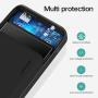 Portable Charger, 【2-Pack】 Ultra-Slim 5V/2.1A 5000mAh Power Bank External Battery Backup Pack, Mini-Sized with Light Compatible with iPhone 11 Pro,11 Pro MAX,11,XS MAX,XS,XR,X,8 Plus,8 …