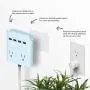 Multi Plug Outlet Extender & Splitter: iHome PowerReach 6ft Extension Cord with 2 Outlets & 4 USB Ports for Multiple Smartphone Charging - Desktop/Magnetic Wall Mounting Charger Multi Plug Outlet Extender & Splitter: iHome PowerReach 6ft Extension Cord with 2 Outlets & 4 USB Ports for Multiple Smartphone Charging - Desktop/Magnetic Wall Mounting Charger