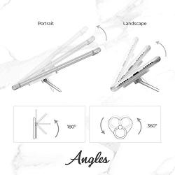 Cellphone Ring Holder Finger Kickstand (2 Pack) - ifab 360° Rotation/Sturdy/Reusable/Grip/Stand/Universal - Compatible with All Smartphones - Marble Circle