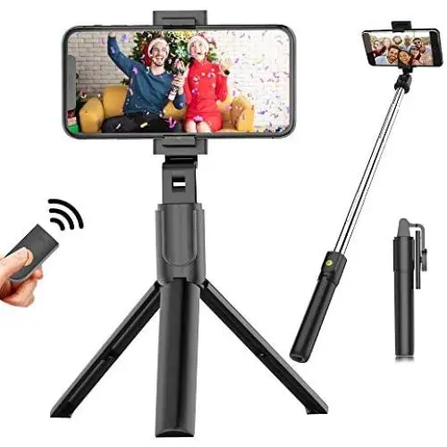 CooElc Bluetooth Selfie Stick, Extendable Phone Tripod Selfie Stick with Wireless Remote for iPhone XR/XS/X/8/8 plus/7/7 Plus, Galaxy S9/S8/S7/S6, iOS, Android, Xiaomi, Huawei CooElc Bluetooth Selfie Stick, Extendable Phone Tripod Selfie Stick with Wireless Remote for iPhone XR/XS/X/8/8 plus/7/7 Plus, Galaxy S9/S8/S7/S6, iOS, Android, Xiaomi, Huawei