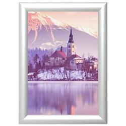 Helen Mulitifunction Aluminium Poster Frame for Wall Decoration, Mitred-Corner Durable Aluminum Snap Frame, Business Propaganda Picture Photo Holder(Silver, A3) (18x13inch)