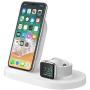 Belkin F8J235ttWHT Boost Up Wireless Charging Dock (Apple Charging Station for Iphone + Apple Watch + USB Port) Apple Watch Charging Stand, iPhone Charging Station, iPhone Charging Dock (White)