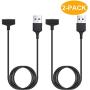 CAVN 2-Pack Charger Cable Compatible with Fitbit Ionic, 3 FT Replacement USB Charging Cable Cord Accessories