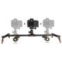 VidPro Professional 24" Track Slider & Skater Dolly Combo (SK-24), Black