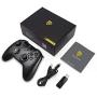 EasySMX Wireless Game Joystick Controller, 2.4G Wireless Gamepad Joystick PC, Dual Vibration, 8 Hours of Playing for PC/Android Phones, Tablets, TV Box (Wireless Game Controller)