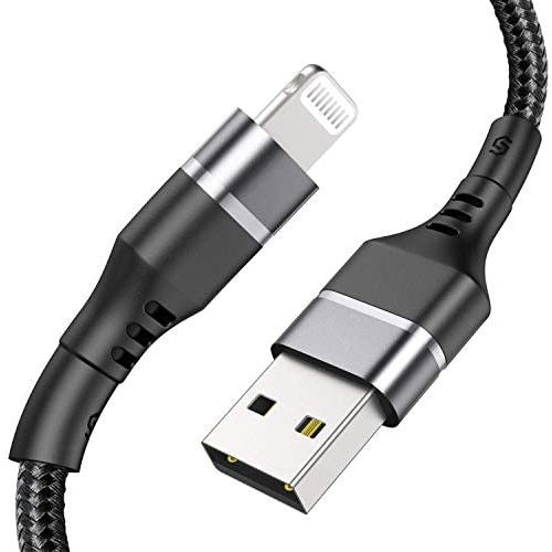 Syncwire iPhone Charger Lightning Cable 4ft [Apple MFI Certified] Upgraded Nylon Braided Fast Charging & Syncing Apple Charger Cord for iPhone 11 XS Max XR X 8 Plus 7 Plus 6S 6 Plus Se 5, iPad