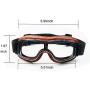 Motorcycle Goggles,Vintage Aviator Motocross Driving Sports Glasses Men Women