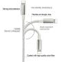 CUGUNU Nylon Braided Cable Compatible with iPhone Charger, 5 Pack[3/3/6/6/10FT] MFi Certified USB Lightning Cable Charging Cord for iPhone X/Max/11/8/7/6/6S/5/5S/SE/Plus/iPad - Silver