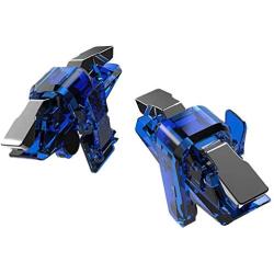 Mistique X7 Pubg Mobile Trigger Controller Battle Royale Sensitive Shoot and Aim LT016BLG for All Android and iOS Phones-1 Pair-(Midnight Blue)