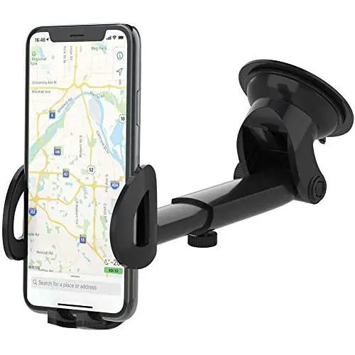 bokilino Universal Car Phone Holder for Car Dashboard Windshield Air Vent Long Arm Strong Suction Cell Phone Car Mount Fit with iPhone 11 Pro/Xs/Xs Max/8/8Plus,Samsung,Huawei,LG and More(Black) bokilino Universal Car Phone Holder for Car Dashboard Windshield Air Vent Long Arm Strong Suction Cell Phone Car Mount Fit with iPhone 11 Pro/Xs/Xs Max/8/8Plus,Samsung,Huawei,LG and More(Black)