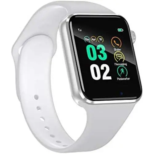 Smart Watch for Android Phones iPhone Compatible for Men Women - Aeifond Bluetooth Touch Screen Smartwatch Fitness Tracker with Camera Step Calorie Counter Sleep Monitor SIM SD Card Slot (White) Smart Watch for Android Phones iPhone Compatible for Men Women - Aeifond Bluetooth Touch Screen Smartwatch Fitness Tracker with Camera Step Calorie Counter Sleep Monitor SIM SD Card Slot (White)