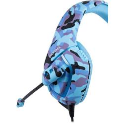 PS4 Gaming Headset 3.5mm Stereo Camouflage Gaming Headphone with Noise Canceling Microphone for Xbox One S PC PS4 Smartphones Laptop Computer