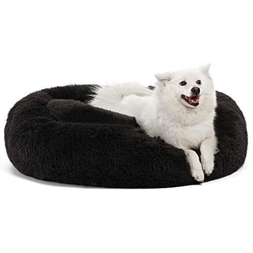 JEMA Dog Beds for Medium Dogs Donut Calming Dog Bed Washable, Comfortable Round Cute Durable Pet Beds with Removable Pillow