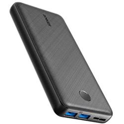 Anker Portable Charger, PowerCore Essential 20000mAh Power Bank with PowerIQ Technology and USB-C (Input Only), High-Capacity External Battery Pack Compatible with iPhone, Samsung, iPad, and More.