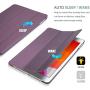 ORIbox Case for iPad 7th 10.2(2019)/iPad Air 3rd 10.5(2019) /iPad Pro 2nd 10.5(2017), Premium Silk Pattern Trifold Stand Smart Cover with Hard PC Back Cover, 10.2/10.5 inch,Purple