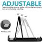 COOLOO Adjustable Cell Phone Stand for Desk, 4 Pack Smartphone Tablet Stand, Universal Foldable Multi-Angle Pocket Desktop Mobile Phone Holder (Multi-Colored)