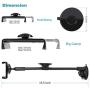 Newward Car Phone Mount, 2 Clamps Long Arm Universal Windshield Dashboard Cell Phone Holder for iPhone 11 X 8 7 Plus 6 6s Plus 5s SE,Samsung Galaxy S9 S8 S7 S6 S5 Note,Google,LG and Other Smartphones