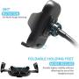 Kuelor Car Cup Holder Phone Mount, Adjustable Long Arm Cell Phone Holder with 360¡ã Rotatable Cradle for Most Smartphones Such as iPhone, Samsung and GPS