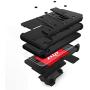 Zizo Bolt Cover - Case for iPhone 11 with Military Grade + Glass Screen Protector & Kickstand and Holster (Black