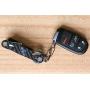 The Original Key Keeper Compact Key Organizer - Made of Carbon Fiber & Stainless Steel - LED Flashlight Screwdriver Wrench Bottle Opener Keychain Carabiner Smart Phone Holder Holds 20 Keys