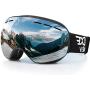 EXP VISION Snowboard Ski Goggles for Men Women and Youth, Over Glasses Skiing Snowboard Goggles with Anti Fog and UV400 Protection Dual Lenses Snow Goggles