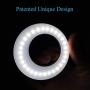 QIAYA Selfie Light Ring Lights LED Circle Light Cell Phone Laptop Camera Photography Video Lighting Clip On Rechargeable