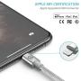 Syncwire iPhone Charger Lightning Cable 6ft [Apple MFI Certified] Upgraded Nylon-Braided High-Speed Charging&Sync Cord for iPhone 11/Xs Max/Xs/XR/X, 8 7 6s 6 Plus, SE 2020, iPad, iPod