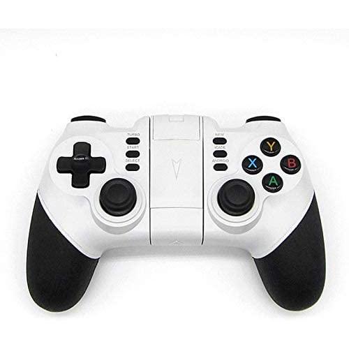 Ttzz Mobile Game Controller,Wireless Bluetooth Game Controller for iPhone Android Phone Tablet PC Gaming Controle Joystick Gamepad Joypad White