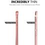 for iPhone 7 Plus Case, for iPhone 8 Plus Case, Matone Crystal Clear Shock Absorption Technology Bumper Soft TPU Cover Case for iPhone 7 Plus (2016)/iPhone 8 Plus (2017) - Clear Pink