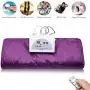 Uttiny Far Infrared Sauna Blanket, 70.8x31.4 Inches 110V 2 Zone Waterproof Detoxification Blanket with Safety Switch Used As Home Sauna for Body Shape Slimming Fitness (Purple) Uttiny Far Infrared Sauna Blanket, 70.8x31.4 Inches 110V 2 Zone Waterproof Detoxification Blanket with Safety Switch Used As Home Sauna for Body Shape Slimming Fitness (Purple)