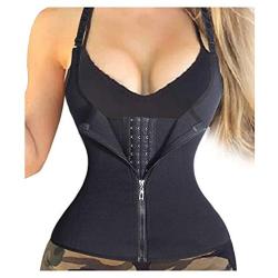 LODAY Waist Trainer Corset for Weight Loss Tummy Control Sport Workout Body Shaper Black