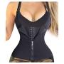 LODAY Waist Trainer Corset for Weight Loss Tummy Control Sport Workout Body Shaper Black