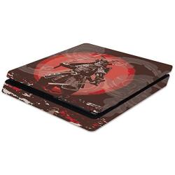 MightySkins Skin Compatible with Sony PS4 Slim Console - Samurai Battle | Protective, Durable, and Unique Vinyl Decal wrap Cover | Easy to Apply, Remove, and Change Styles | Made in The USA