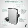 myCharge Portable Charger with Built in Cables & Wall Plug [iPhone + USB C] 6700 mAh Hub Universal Ultra Slim Power Bank Cell Phone External Battery Pack for Apple Lightning & Android for Samsung