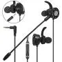Insten 3.5mm Gaming Earbuds with Mic Audio, In-Ear Headset Stereo Headphone with Detachable Dual Microphone Compatible with PS4, Nintendo Switch Lite, PC Mobile Game & Cell Phone Laptop Tablet - Black Insten 3.5mm Gaming Earbuds with Mic Audio, In-Ear Headset Stereo Headphone with Detachable Dual Microphone Compatible with PS4, Nintendo Switch Lite, PC Mobile Game & Cell Phone Laptop Tablet - Black