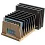 MobileVision Bamboo Device Organizer for Smartphones, Tablets and Laptops, 10 Slots MobileVision Bamboo Device Organizer for Smartphones, Tablets and Laptops, 10 Slots