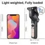 3-Axis Gimbal Stabilizer for Smartphone, Foldbale Phone Gimbal Handheld Stabilizer Video Vlog Youtuber Live Record for iPhone Android Phones, Ultra-Light Weighted w/Auto Inception Dolly Zoom (Black)