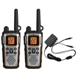 Motorola MU350R 35-Mile Range 22-Channel FRS/GMRS Two Way Bluetooth Radio Weatherproof (Grey)