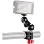 Neewer Field Monitor Mount with 1/4-inch Screw and 360-Degree Rotatable for DJI Ronin-M Handheld Gimbal, Fit All Rods with Diameter 24.9mm-25.5mm