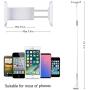 Gooseneck Cell Phone Holder, licheers Flexible Lazy Holder Phone Stand for Phone 11 Pro XS Max XR X 8 7 6 6S Plus, Samsung and 3.5-7 Inch Devices, Overall Length 43.3In (White)