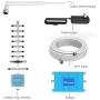 Cell Phone Signal Booster for Home and Office - Band 66 & Band 4 (1700/2100Mhz) Mobile Cellular Repeater Boosts 4G Data and Volte for Multiple Users Up to 2,000Sq Ft. With High Gain Whip/Yagi Antennas