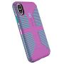 Speck Products CandyShell Grip Cell Phone Case for iPhone XS/iPhone X - Beaming Orchid/Mykonos Blue