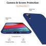TORRAS Slim Fit iPhone XR Case, Ultra-Thin Hard Plastic Full Protective Cover with Matte Finish Grip Phone Case for iPhone XR 6.1 inch (2018), Navy Blue