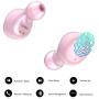 TOZO T6 True Wireless Earbuds Bluetooth Headphones Touch Control with Wireless Charging Case IPX8 Waterproof TWS Stereo Earphones in Ear Built in Mic Headset Premium Deep Bass for Sport Rose Gold