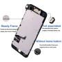 Screen Replacement Compatible with iPhone 7 4.7 inch Full Assembly - LCD 3D Touch Display Digitizer with Sensors and Front Camera, Fit Compatible with iPhone 7 4.7 inch-Black