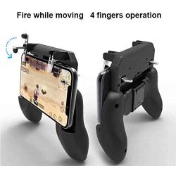 JP Digital Mobile Game Controller, Integration of Gaming Trigger and Gaming Joystrick Gamepad Gaming Grip for 4.7-6.5inch Phones Compatible with PUBG Mobile/Knives Out/Rules of Survial