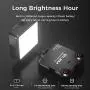 VL-81LED Video Light w Softbox, Portable Camera Photo Light CRI95+ 3200K-5600K Bi-Color 3000mAh Rechargeable Battery Dimmable Panel for DJI OSMO Mobile 3 Pocket Sony A6400 6500 GoPro 8 7 6 5 Vlogging