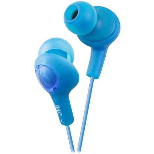 JVC HAFX5A Gumy Plus Inner Ear Headphones (Blue)