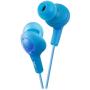 JVC HAFX5A Gumy Plus Inner Ear Headphones (Blue)